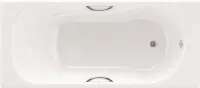 Чугунная ванна ASIA 170*75 (с отверстиями для ручек). Подходит модель ручек Fresh. 