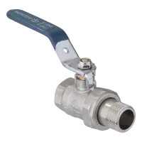 Кран шаровой со сгоном, ручка  полнопроходной,вн-нар запорная и регулирующая арматура AQUALINK