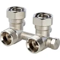 STOUT Узел SVH-0003-000020 нижнего подключения радиатора для однотрубной системы, угловой 3/4