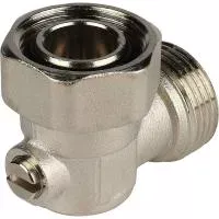 STOUT Узел SVH-0006-000020 нижнего подключения для радиатора, угловой, раздельный 3/4"