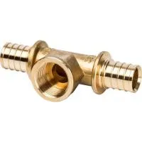 STOUT Тройник-переходник SFA-0028-003210 с внутренней резьбой 32xR 1 для труб из сшитого полиэтилена аксиальный