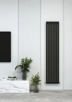 Вертикальный Трубчатый Дизайнерский Алюминиевый радиатор Fusion HORIZON (1800 mm.)