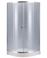 Стеклянный душевой уголок NG-109021-14, 90*90*195