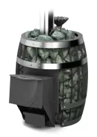 Банная печь Саяны II Inox Витра/ДА ЗК
